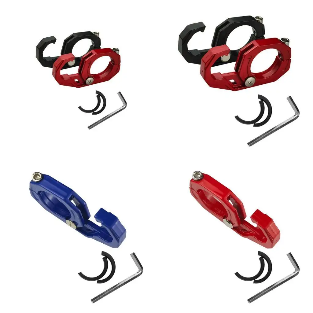 Anti Slip Motorcycle Utility Hook Reinforced Aluminum Frame Accessory Motorcycle Gear Hook for Secure Luggage Attachment  