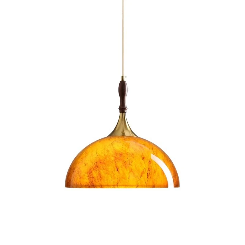 

American retro restaurant bar island chandelier medieval homestay cafe painted lamps