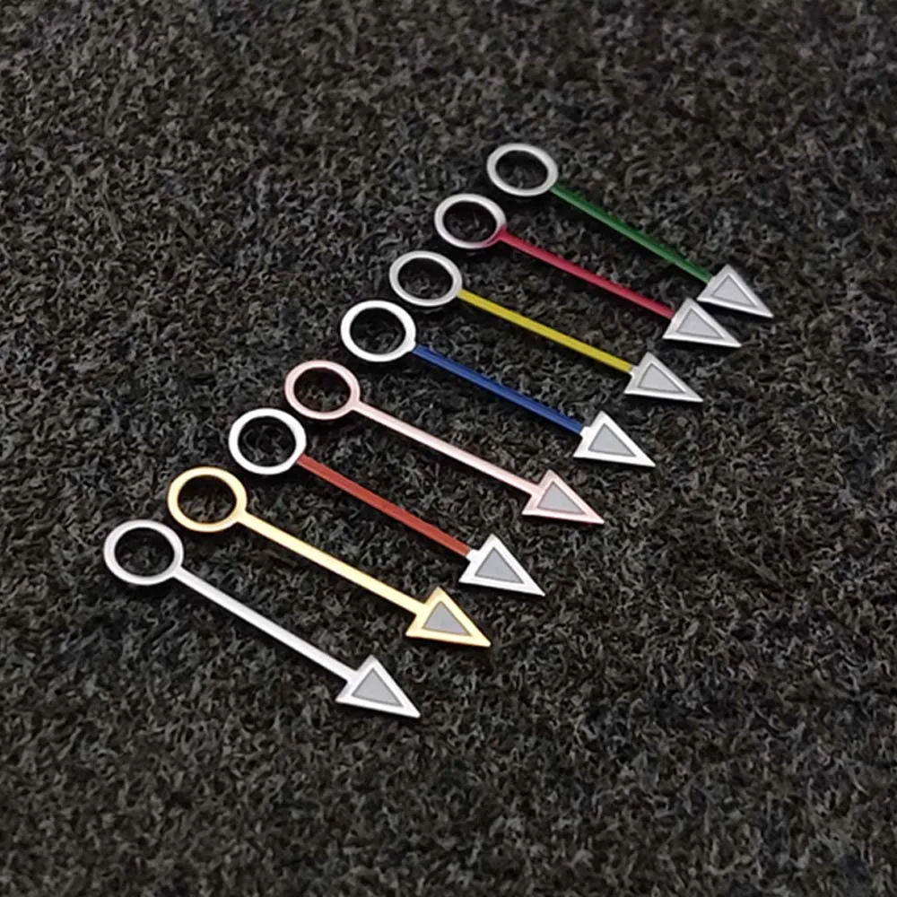Green luminous NH34 GMT watch hands set for NH34 automatic movements watch accessories watch parts clock hands multi colors