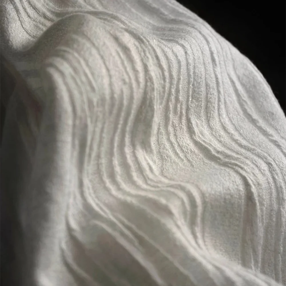 

Шерстяная трикотажная ткань, выдолбленная одежда, дизайнерская одежда, швейная ткань, оптовая продажа, ткань для материала на метр, сделай сам