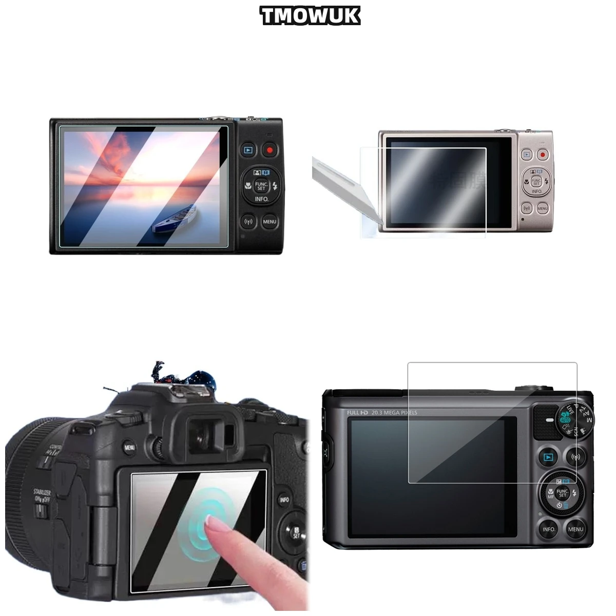 

For Canon SX730 SX740 Sx740hs Sx730hs, Premium 9H Tempered Glass, Perfect Fit Screen Protector