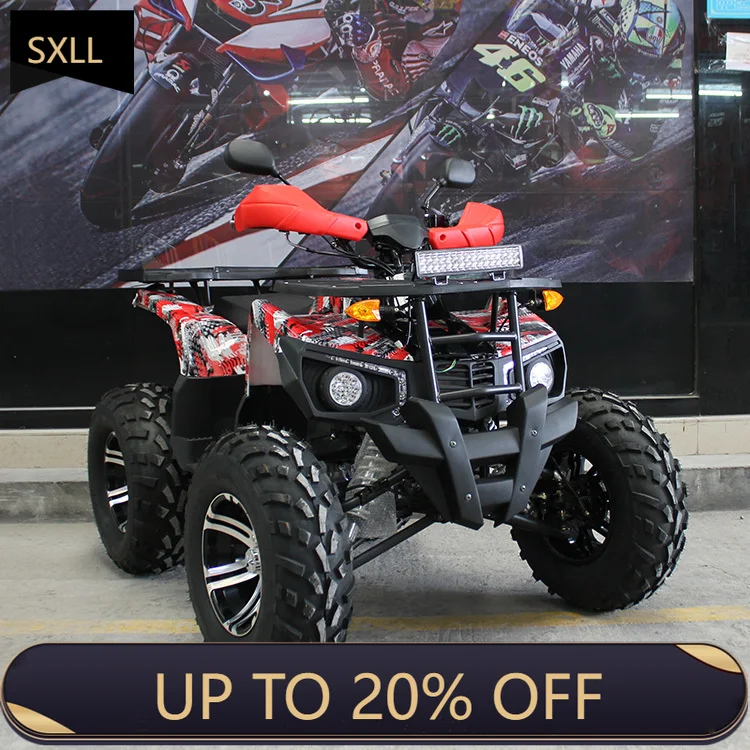 

SXLL Custom 12-inch aluminum wheels front and rear disc brakes 200CC adult 4-wheel 4-wheel all-terrain vehicle 4x4