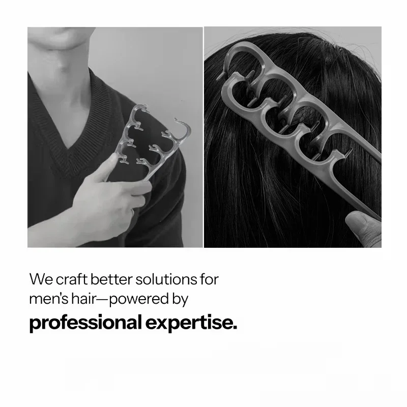 WANMEI Fluffy Hair Root Styling Comb, Tangle-Free Volumizing Texture Comb for Men & Women