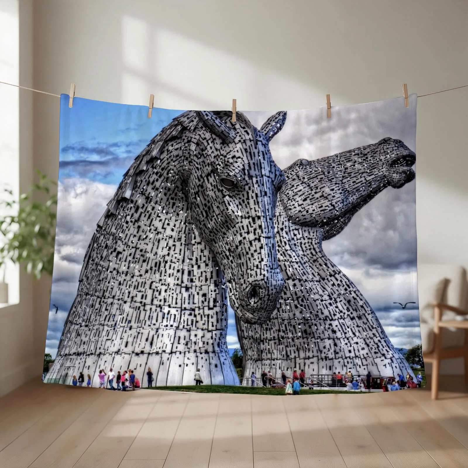 The Kelpies Throw Blanket Summer Baby for sofa Furry Blankets
