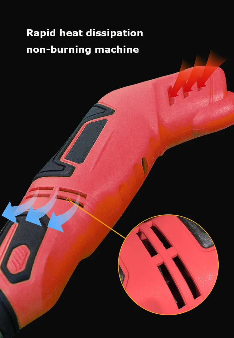Woodwork Electric Carving Knife Comes Carpenter Tool Set with A Built-in Cooling Fan Comfortable Grip Security Protection Desig