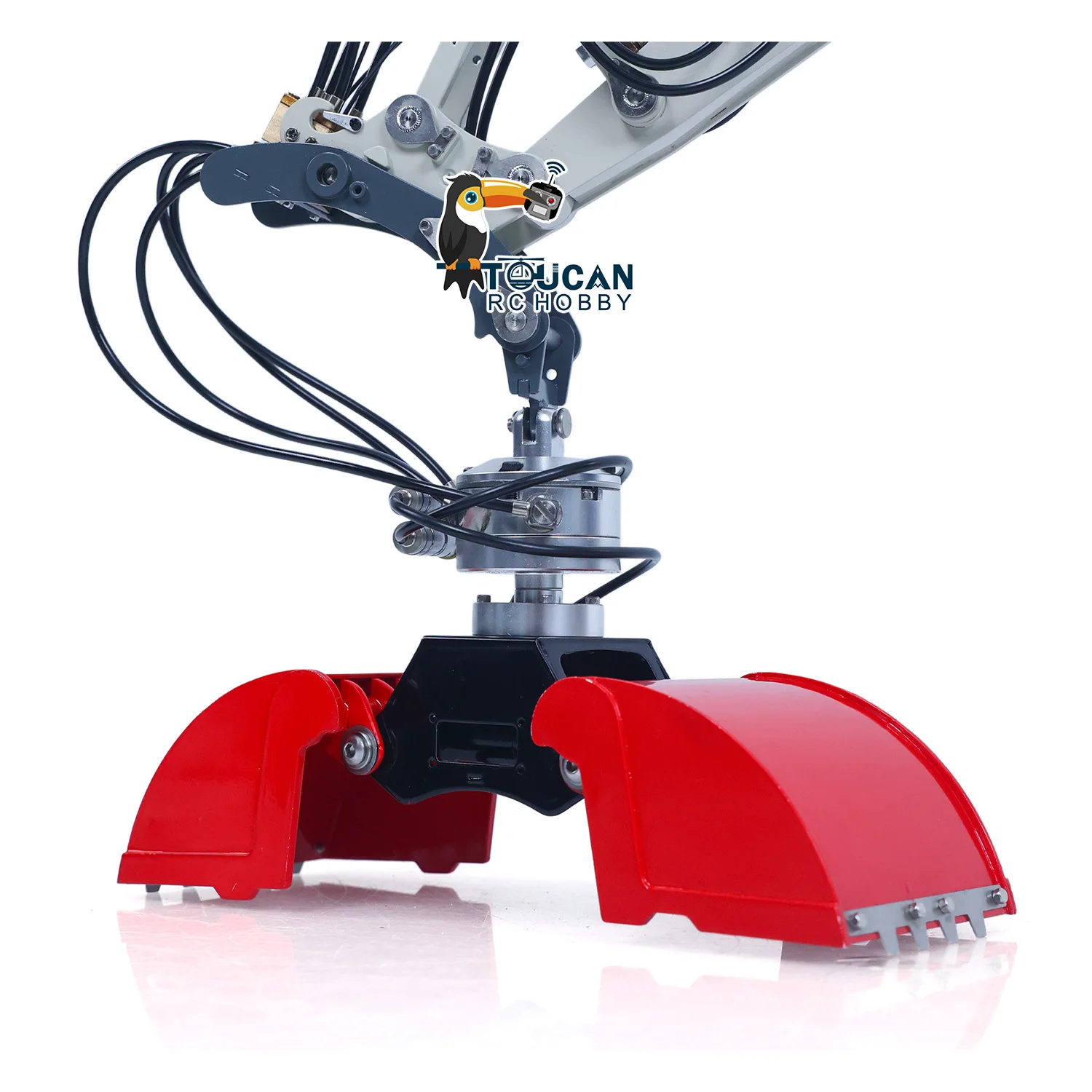 

Metal Log Grapple Clamp Clamshell Bucket for 1/14 Metal RC DLR914 PRO MAX Hydraulic Digger 920 Differential Locks Upgraded Parts