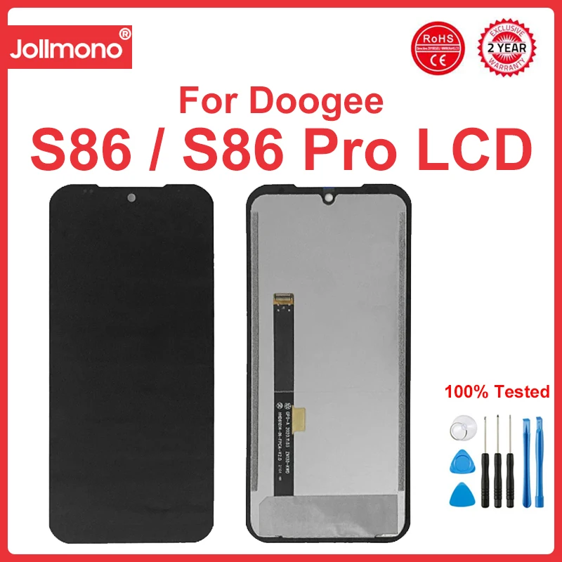 

LCD For Doogee S86 Pro LCD Display Touch Screen Digitizer Assembly For Doogee S86Pro LCD Doogee S86 Display Sensor