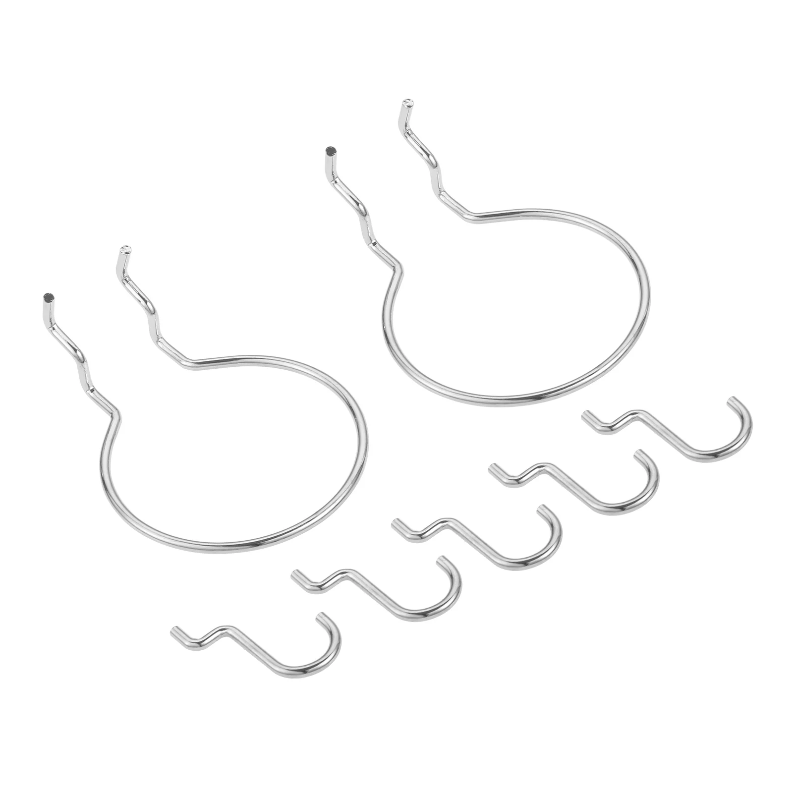 حلقات معدنية خطاف لوح الشماعات اكسسوارات الكؤوس حامل Pegboard المنظم شماعات لتعليق أدوات الحرف اليدوية مجوهرات