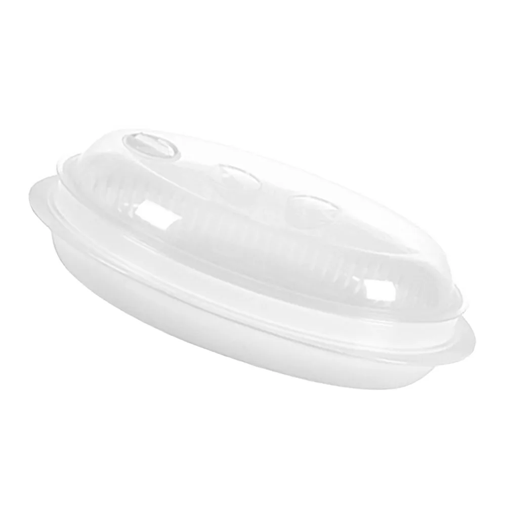

Microwave Steamer Food Grade PP Kitchen Dun Holder Vegetable Plate Home Supplies Cookware Cheese Tool Food Steamed Holder Steam