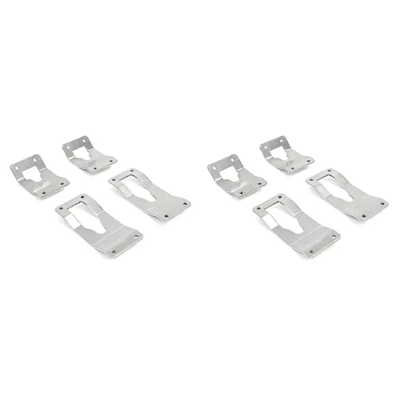Durable 2X Motorcycle Trunk Bottom Quick-Release Mounting Slot Rear Side Box Slot Tail Box Bottom Plate Installation Accessories