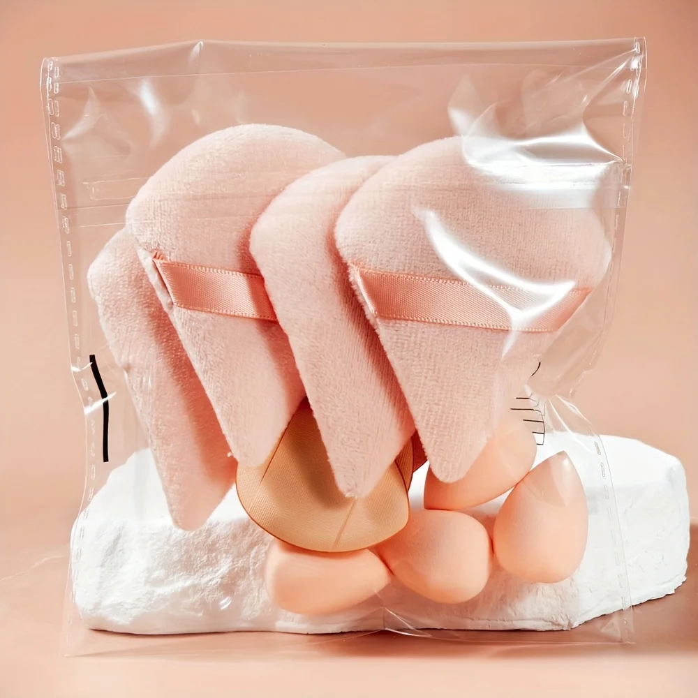 Spugne per trucco da 12 pezzi: frullatori di bellezza senza lattice per pelli sensibili, applicazione a doppio uso umido/secco (amichevole ai principianti)