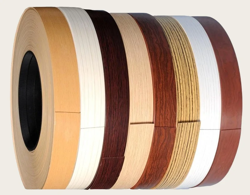 

2mm PVC Wood Flexible Edge Banding Multifunctional Decorative Tape for Furniture Cabinets Desks Accessory Banding Decorative