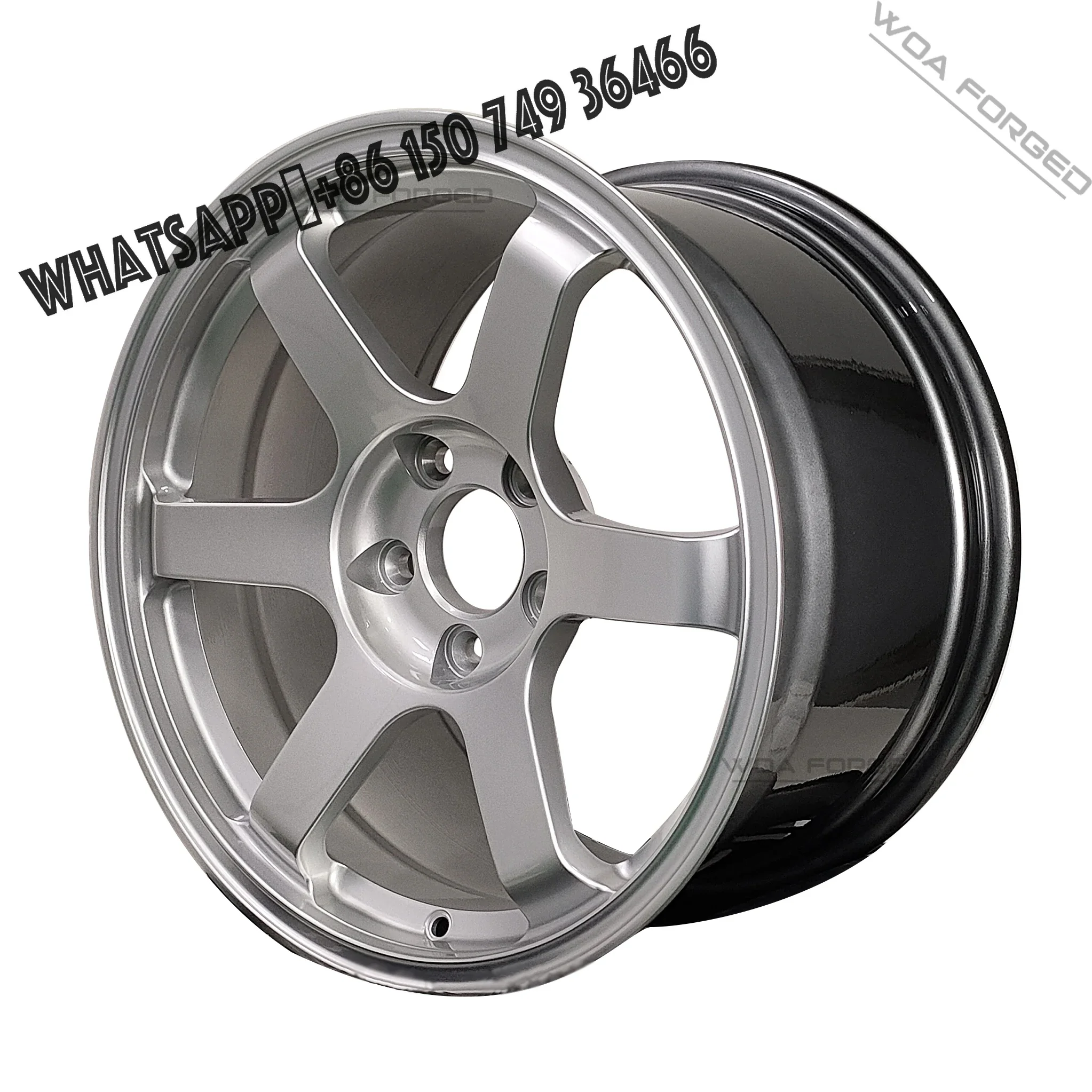 

DOT Sport Lightweight TE37 Deep Recessed Custom Silver 5x120 5x112 5x139.7 Forged Car Wheels for TE37 BMW audi