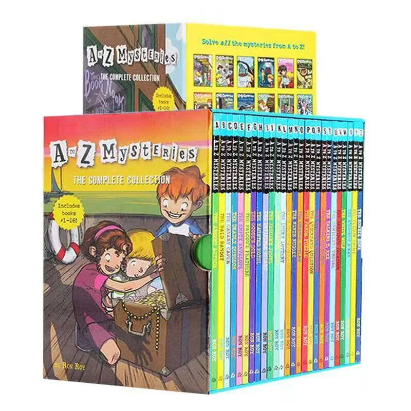 26 Books/set A To Z Mysteries Ron Roy Children Detective Reasoning Novel Children's Elementary Chapter Novels English Book Sets