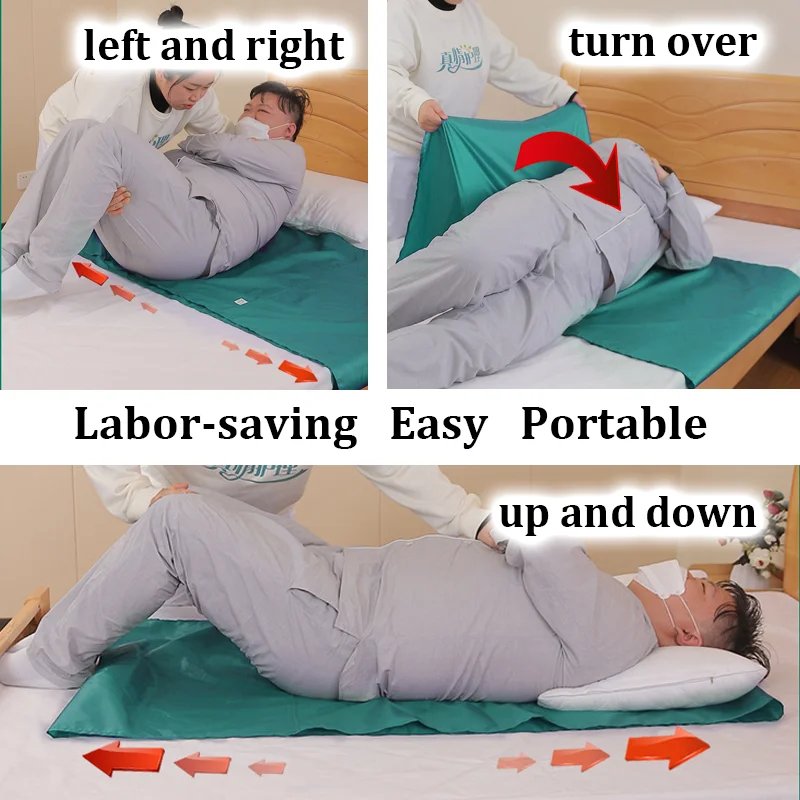 Slide Sheet for Elderly Bedridden Patient Lifting Sliding Washable Cloth  Positioning Bed Transfer Pad