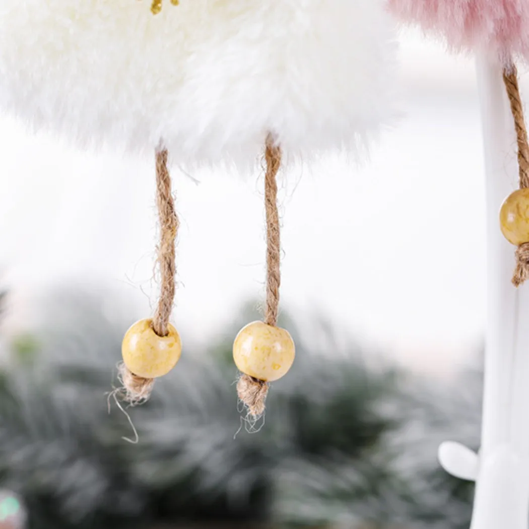 Christmas Angel Plush Doll Pendant Xmas Tree Hanging Decoration Party Ornaments For Home Xmas Christmas Ornaments New Year Gifts
