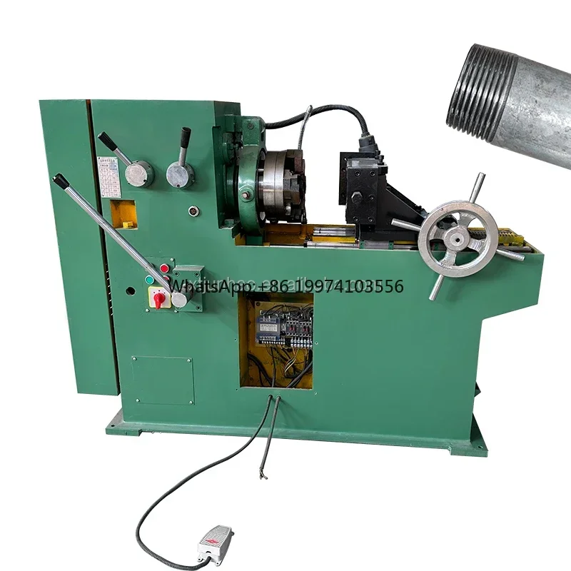 Automatic Hydraulic Rebar Rolling Machine / Rebar Thread Knurling Machine