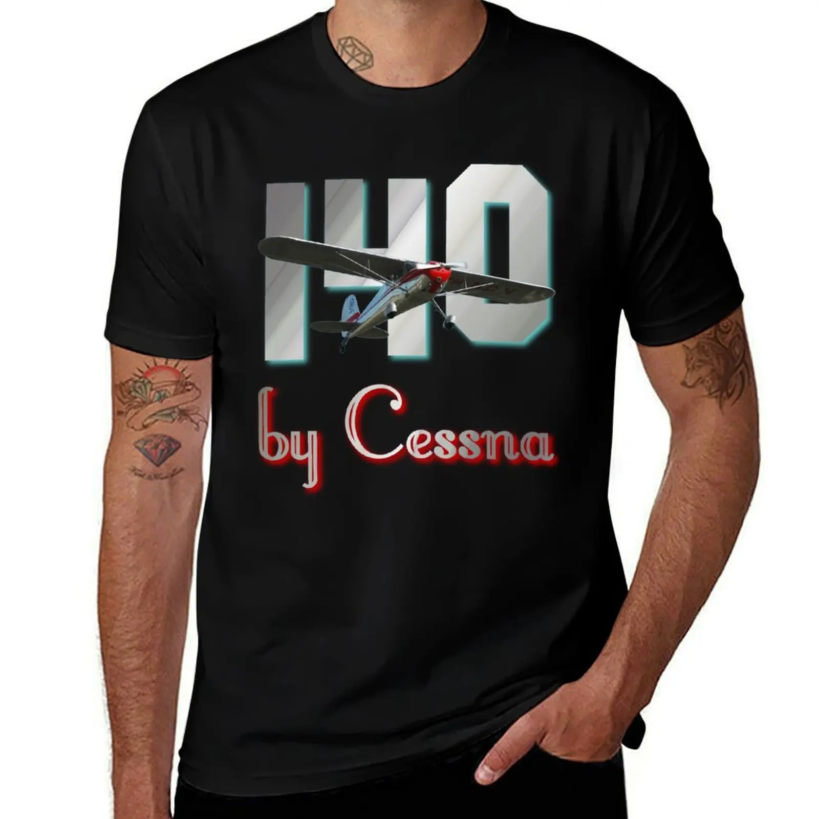 

140 by Cessna - Design T-Shirt Lightweight Print T-Shirt