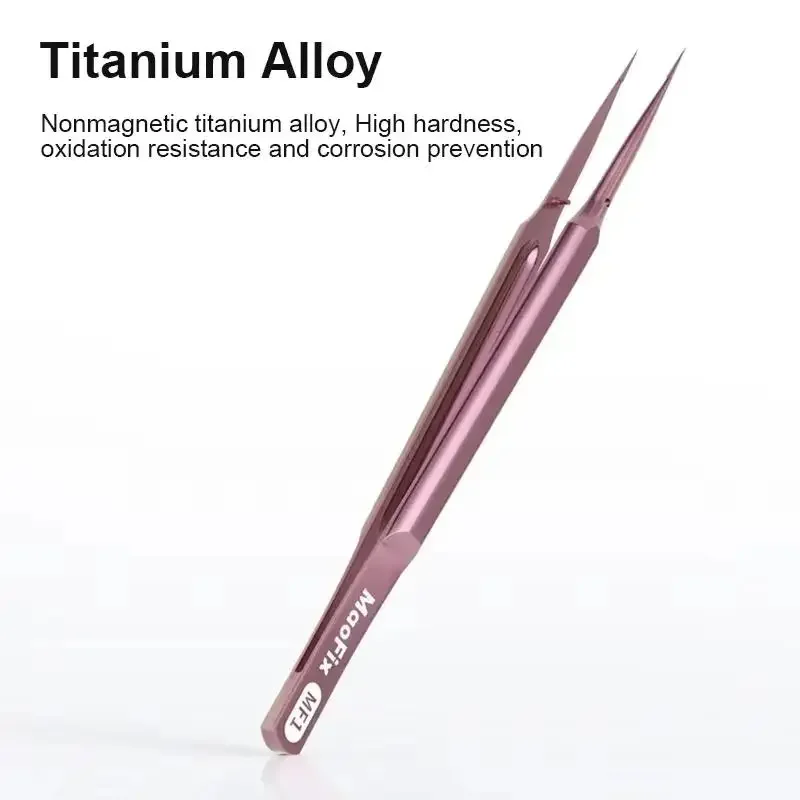 AMAOE MaoFix MF1 MF2 Titanium Alloy Tweezers for Mobile Phone Repair Precision Tweezers Antioxidation Antimagnetic Anticorrosion