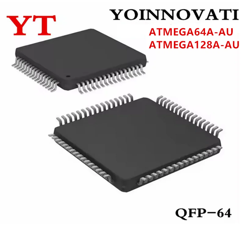 1 قطعة-50 قطعة ATMEGA64A-AU ATMEGA64 ATMEGA64A ATMEGA128A-AU ATMEGA128A ATMEGA128 أفضل جودة