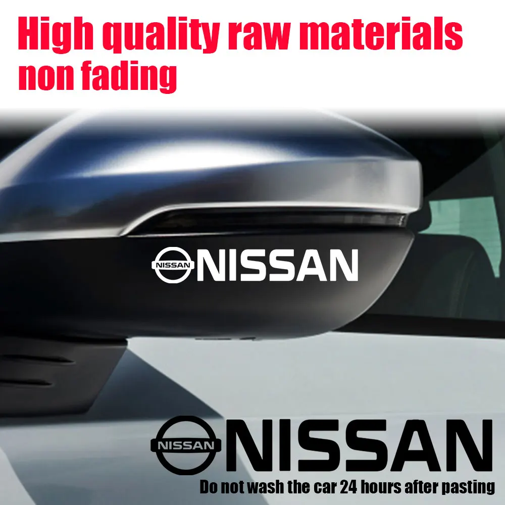 Insignia de coche falda lateral pegatina de rayas decoración de puerta del cuerpo calcomanía para Nissan Qashqai Tiida Teana Skyline Juke x-trail GTR Nismo Tiida