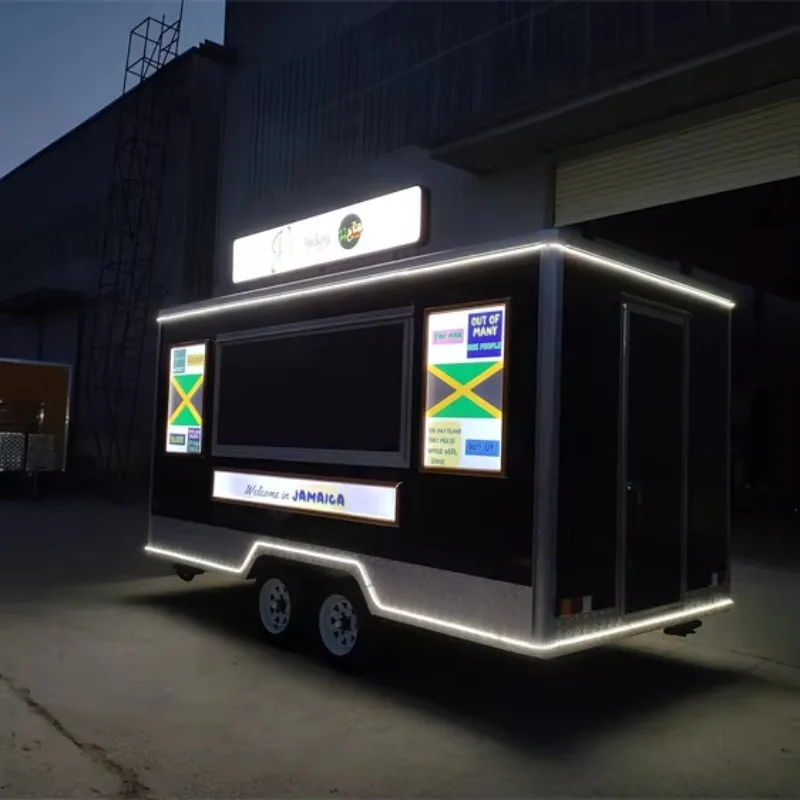 Popular Multifunctional Custom Mobile Food Truck, Commercial Street Juice Trailer & Food Truck Supplies