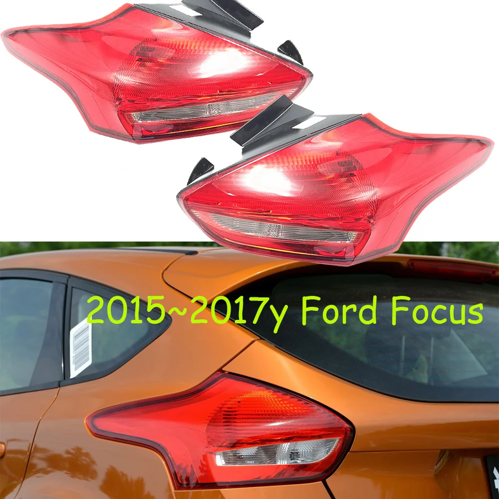 

1pcs Hatch-back car bumper tail light for Ford Focus taillight Taillamp 2015~2017y car accessories for Ford Focus fog lamp