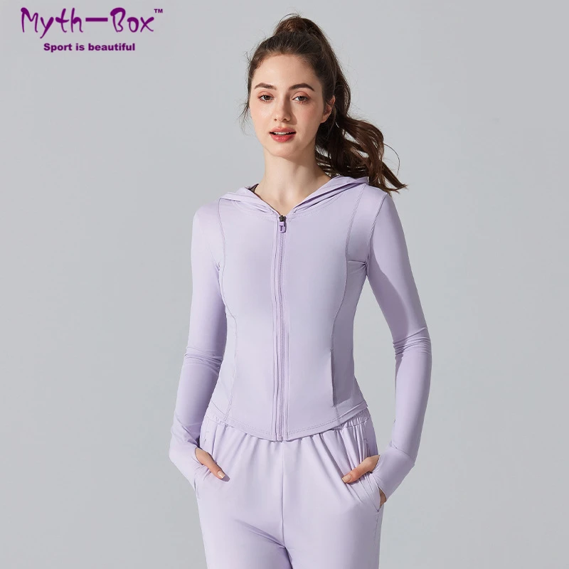 

Summer Women Yoga Jackets Thin Slim Sport Hoodies Unti-UV Running Coat Long Sleeve Sweatshirts Gym Fitness Hooded Tops Sportwear