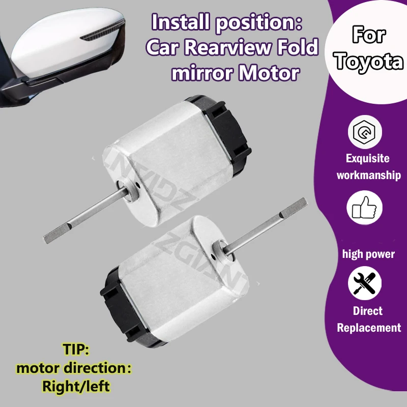 

For Toyota Auris MK3 Vanguard Rav4 Car Exterior side folding Mirrors motor Dedicated Vehicle for Exclusive Use FK140SA1E315 kit