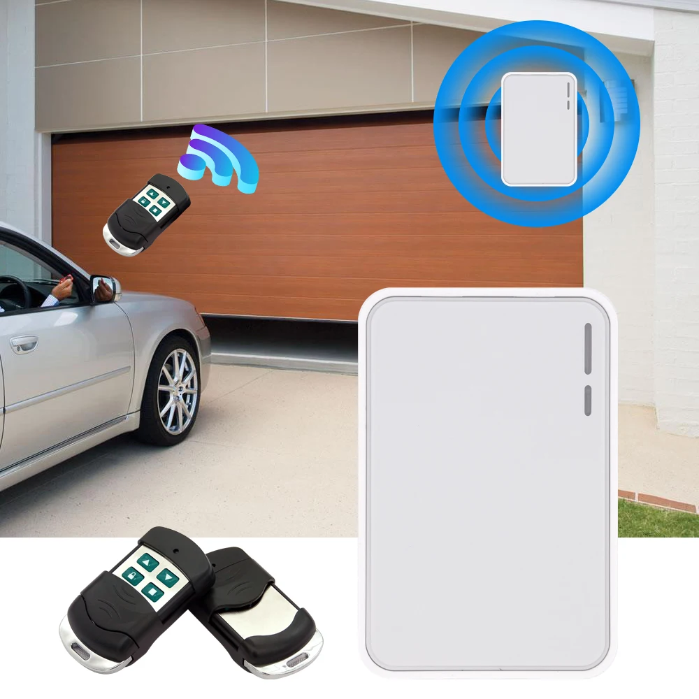 433Mhz Universal รีโมทคอนโทรล RF สําหรับโรงรถประตู Mini เครื่องส่งสัญญาณ Rolling Shutter Tubular Motor