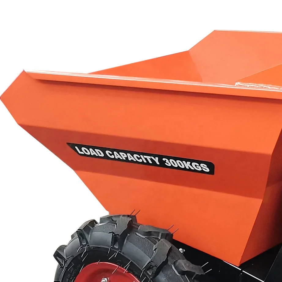 770 Lb. Load Petrol Power Barrow Mini Dumper Powered Lorry Transport Wheelbarrow Barrow Dumper