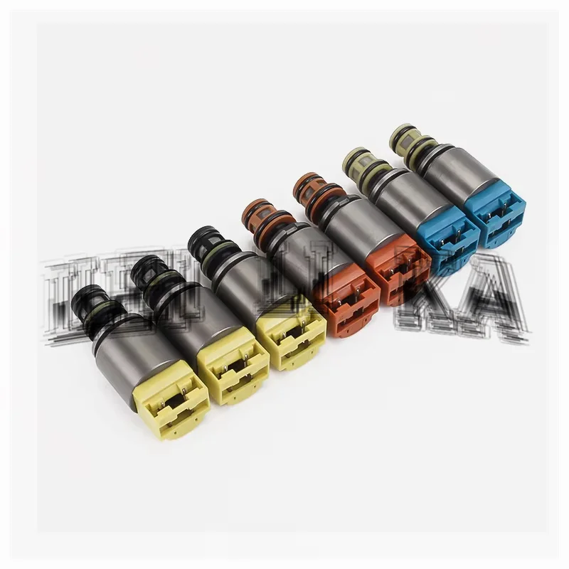 7 قطع/مجموعة 6hp21 طقم الملف اللولبي لناقل الحركة - جزء استبدال جسم الصمام، يناسب BMW 2007-2010، ملحقات السيارة المميزة للسيارات