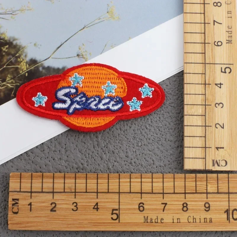Embroidery Cloth Sticker Combination Astronaut Patch Sticker Decoration Computer Embroidery Label Spacecraft Embroidery Chapter