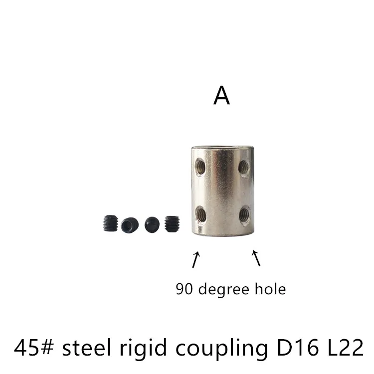 LINK CNC Rigid coupling diameter 16mm length 22mm cylindrical  motor parts steel sleeve model mechanical transmission