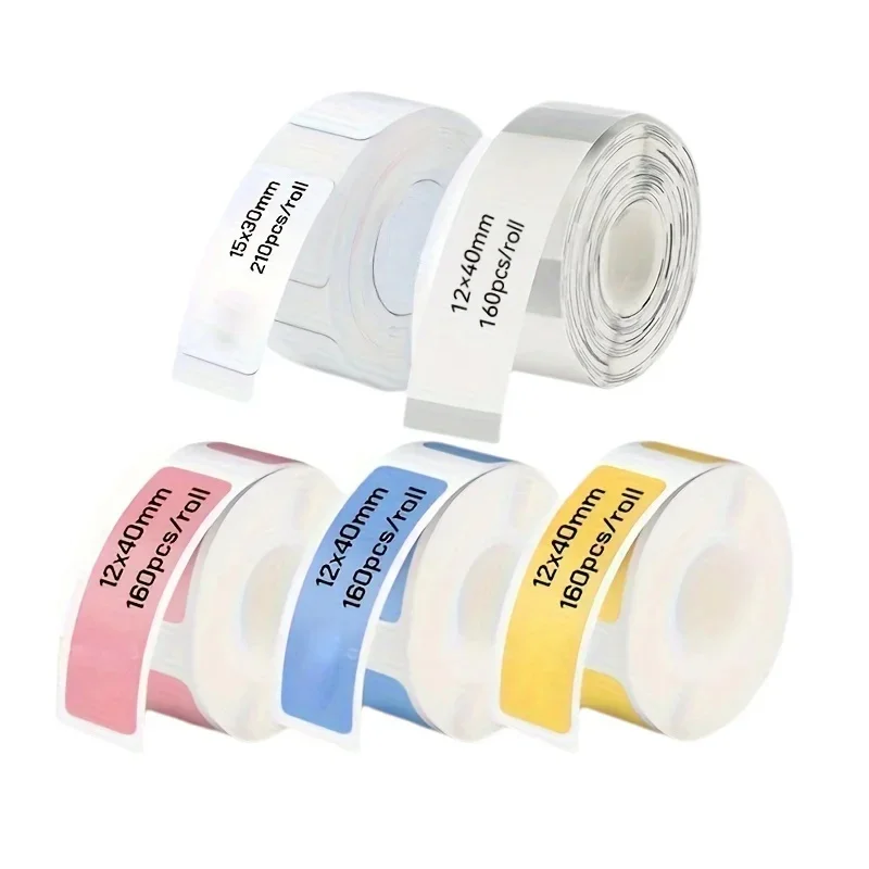 10-rotoli-di-adesivi-per-bambini-12x40-15x30-q30-d32-d35-p11-p15-p12-adesivi-di-cancelleria-piccolo-rotolo-di-adesivi-termici-autoadesivi