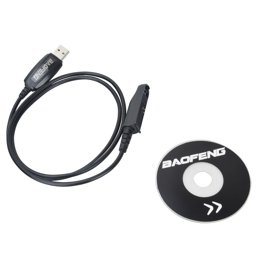 Baofeng-Cable de programación USB para walkie-talkie, con controlador de CD para Radio, UV-9R, UV-9RPlus Plus, UV-9R Pro