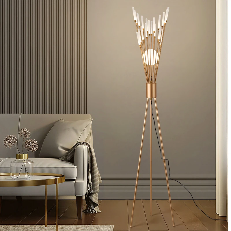 

Modern floor lamp bedroom floor lamp dining room lighting floor lamps living room study cafe Home decor Fireworks shaped floor l