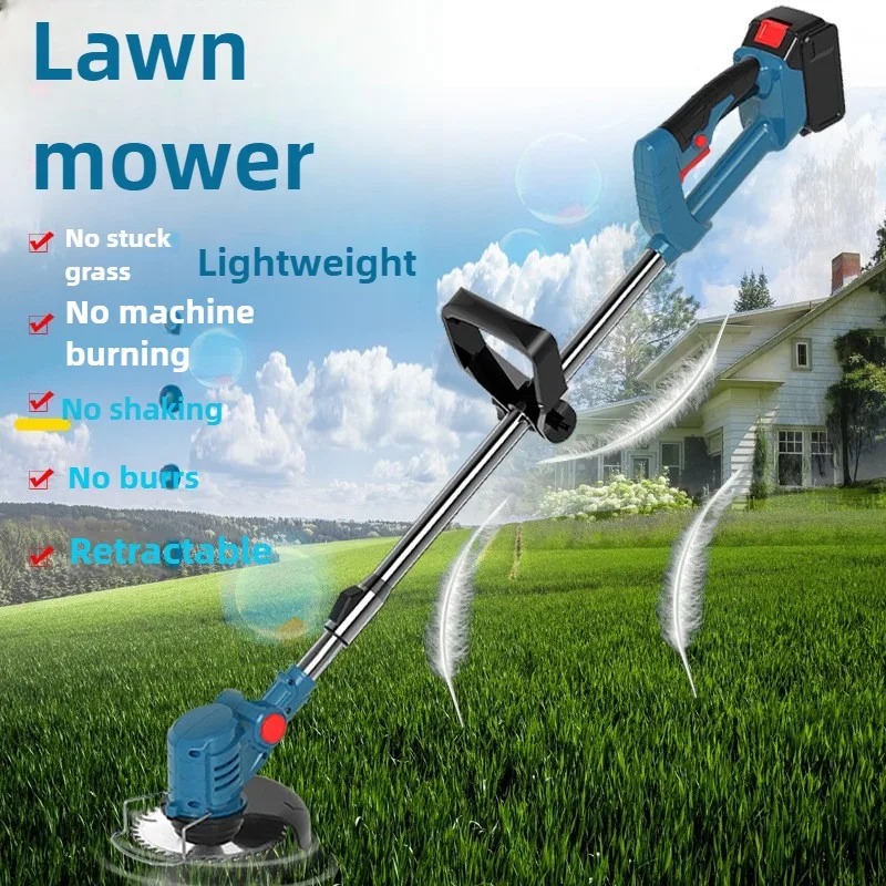 

Electric Lawn Mower for Makita 18V Grass Trimmer Cordless Brush Auto Release String Cutter Power Household Garden Tools