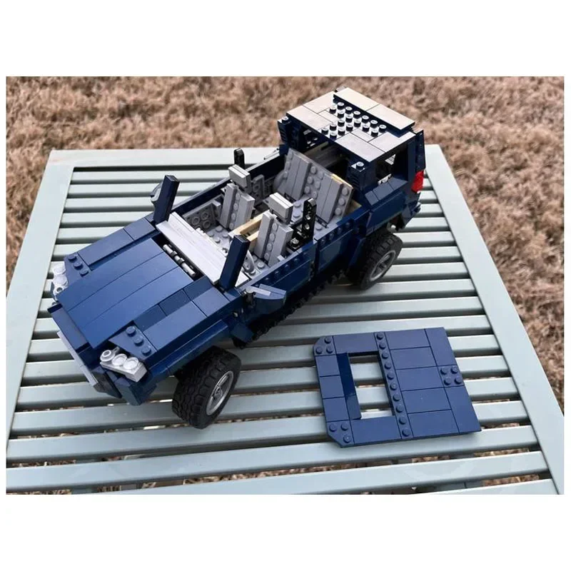 MOC- 142463   Novo supercar montagem emenda bloco de construção modelo 879 peças bloco de construção adulto crianças brinquedo aniversário presente