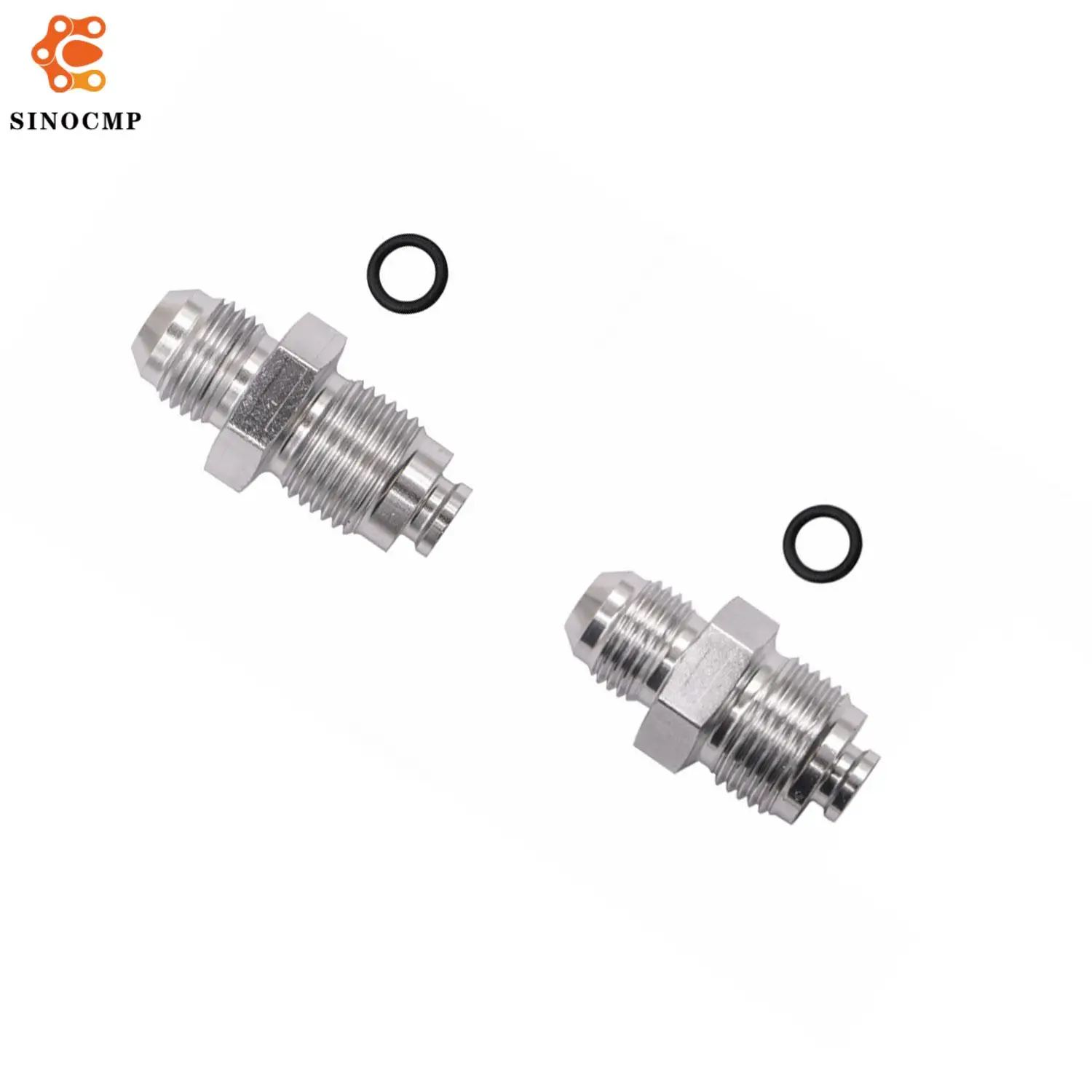 

2Pcs Aluminum Alloy 6AN Power Steering Fitting 16mm 1.5 And 18mm 1.5 For Gm Hydro Boost Pump & Rack Accessories