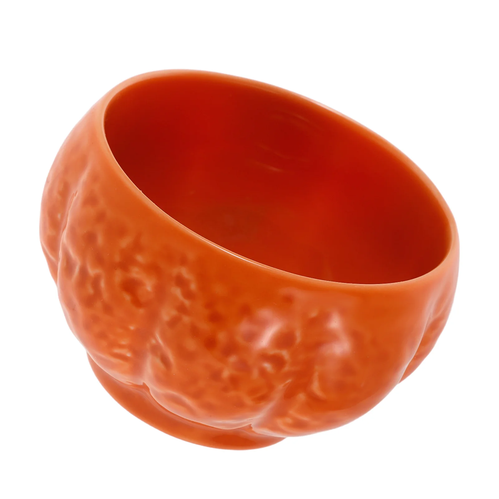 

Empty Tea Light Holder Scented Candles Bowl Pumpkin Aromatherapy Ceramic Wax Jar