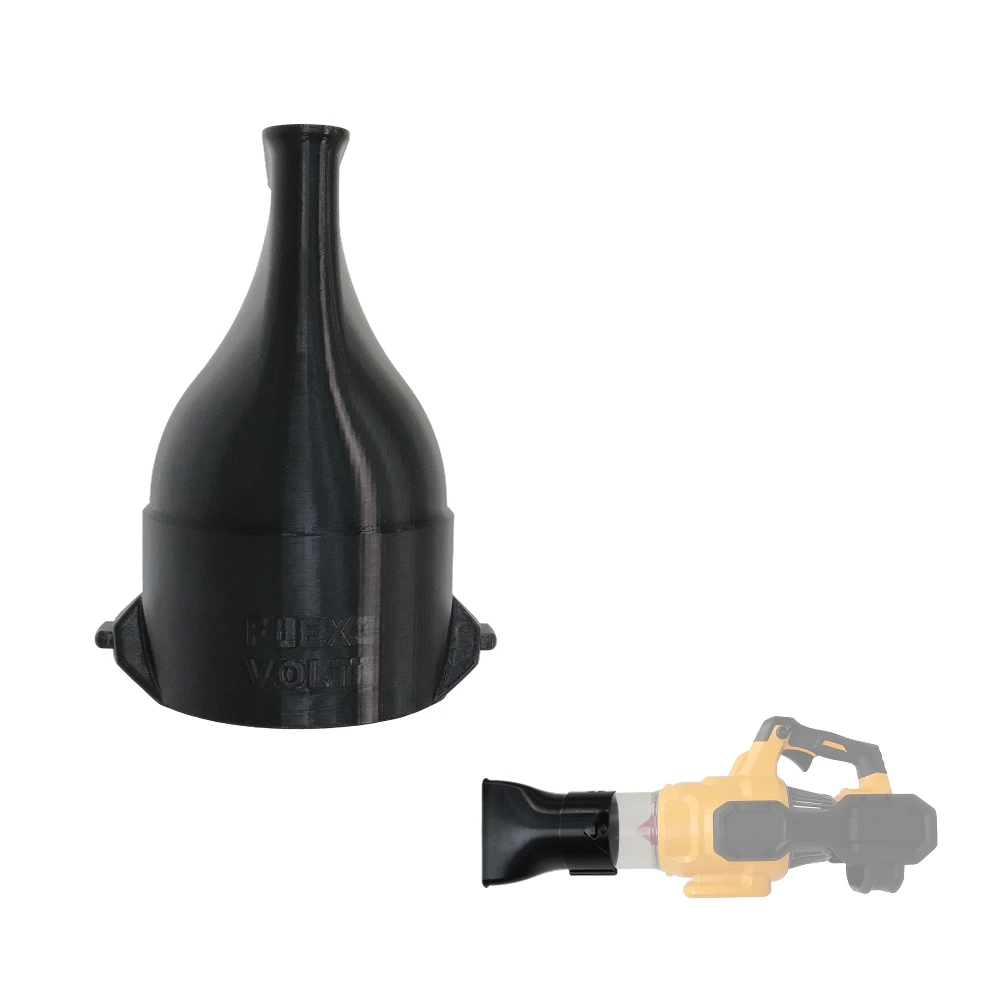 Short Flat Nozzle Attachment for Quick-Attach Leaf Blower (D