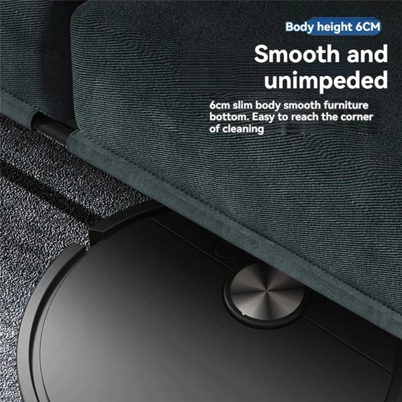 B25B New Smart Vacuum Cleaner 4000Pa Powerful Suction Robot Sweeper For Hardwood Floors Pet Hair Carpets