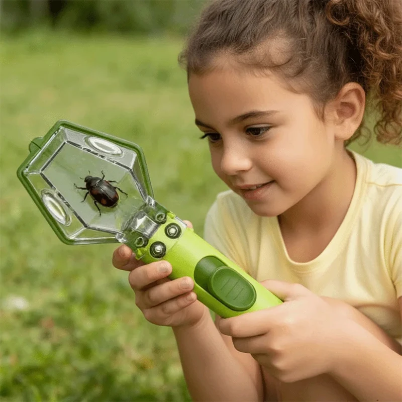 Boîte d'observation des insectes, loupe écologique pour l'observation des insectes, outil d'apprentissage pour l'exploration de la nature en plein air dans la cour