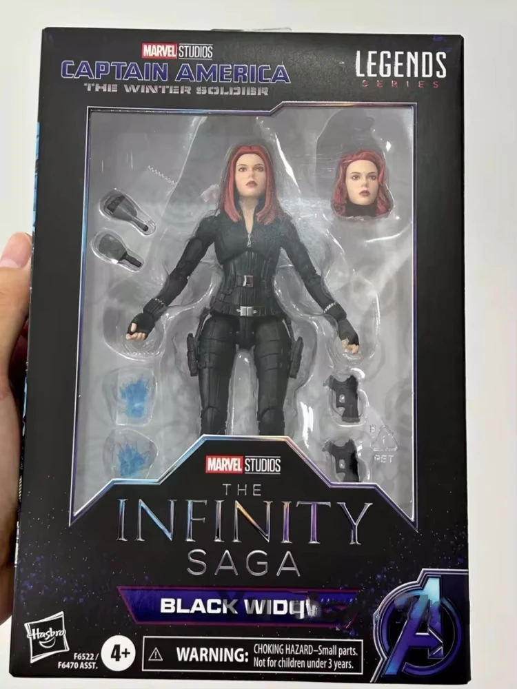 Genuine Hasbro Marvel Legends 1/12 Marvel Infinity Legend Black Widow Scarlet Figure Model Toy Black Box Desktop Collection Gift