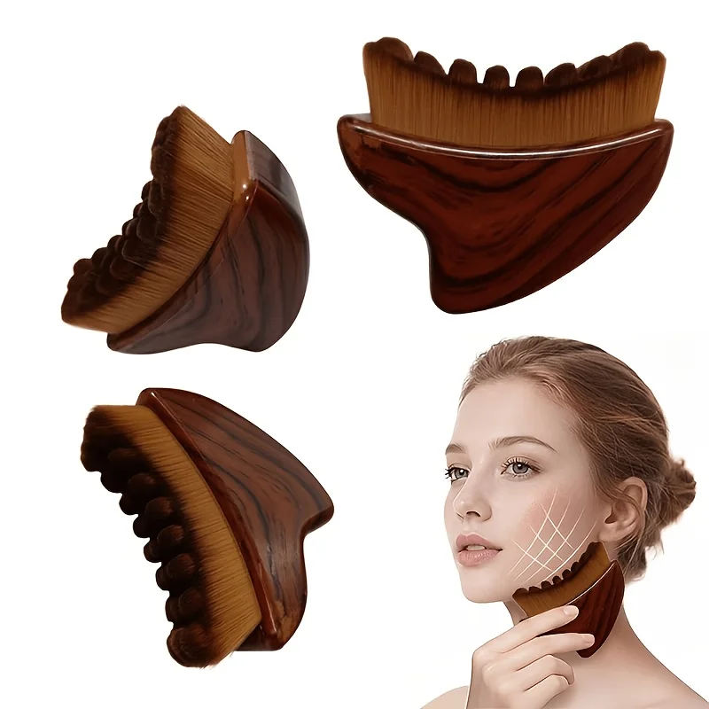 2-escovas-faciais-para-drenagem-linfatica-ferramenta-massageadora-de-contorno-com-cerdas-ultra-macias-ergonomica-para-esculpir-queixo-e-linha-da-mandibula-para-cuidados-com-a-pele