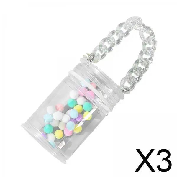 

Mini Figure Collectibles Doll Display Case PVC Waterproof Bag Body Kit for Dollhouse Miniature Accessories