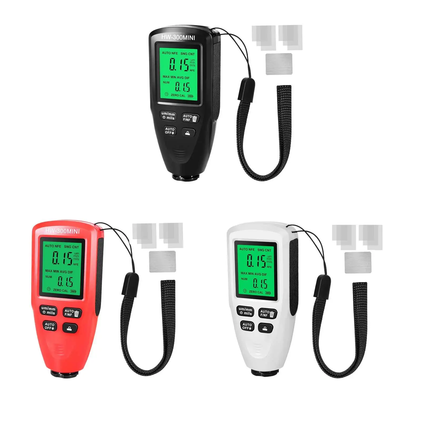 

Car Coating Thickness Meter with Backlight LCD Display Paint Layer Gauge Paint Thickness Gauge for Iron and Aluminium Bodies