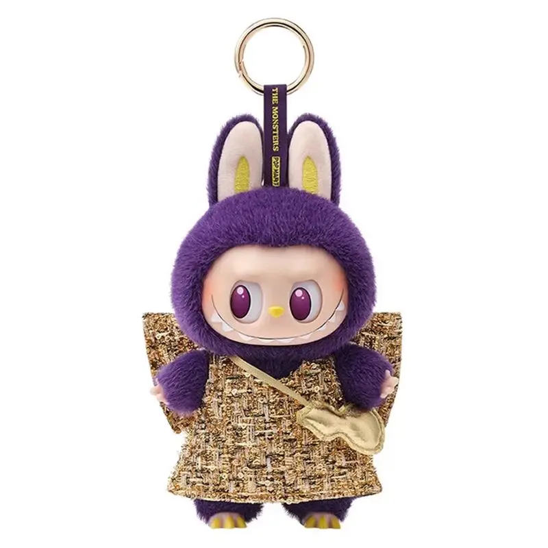 Labubu X Pronounce - Wings Of Fortune Vinyl Plush Hanging Plush Festival Gift Cartoon Children'S Gift Purple Labubu Hangings