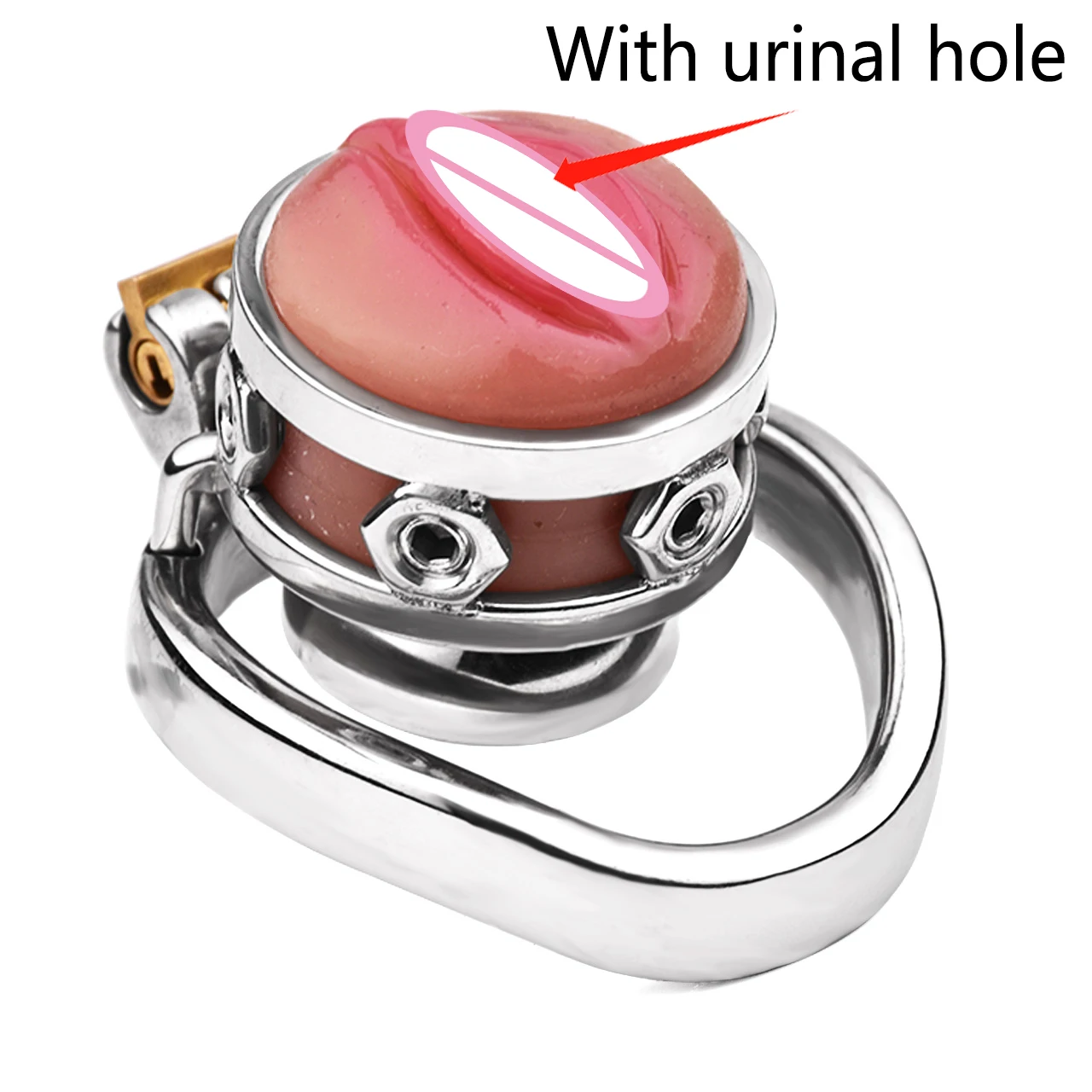 Simulation Vagina Chastity Cage for Sissy 콕링Male Mimic Female Pussy Chastity Device Light 정조대 Cock Cage Adult Sex toys For Gay